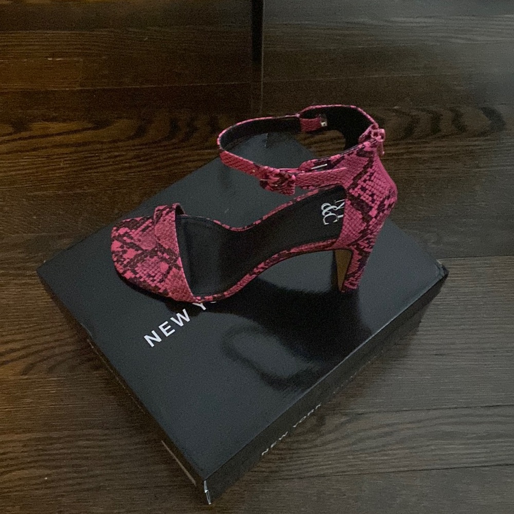 Pink Snake Heels